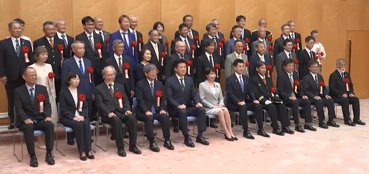 高市総理との記念撮影