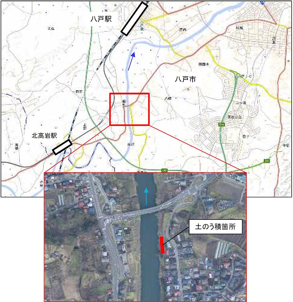 水防活動位置図
