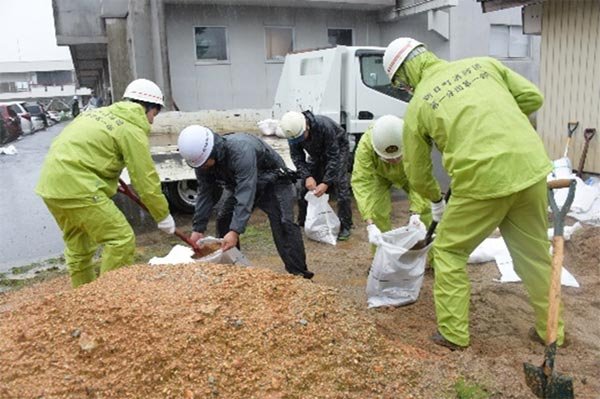 土のう作成