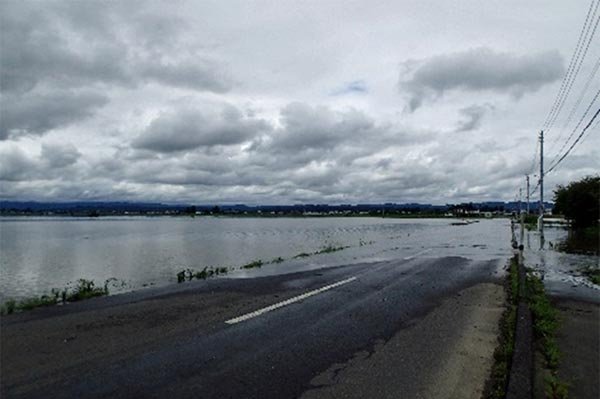 町道大塚東線　浸水被害