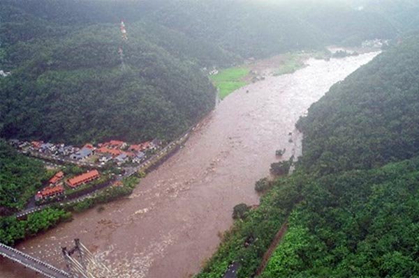 都賀行地区（江の川沿い）