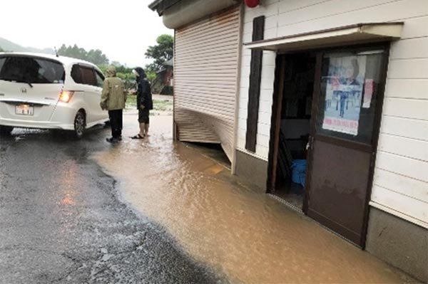 多良川右岸（古賀地区）避難誘導