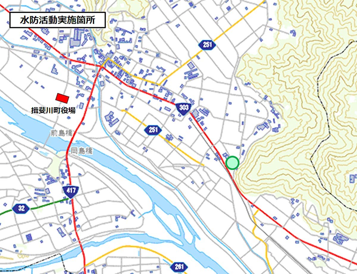 水防活動位置図