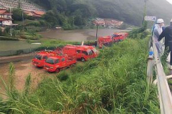 江の川右岸（三次町中所地区）排水活動