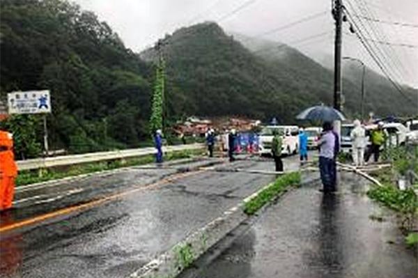 江の川右岸（三次町中所地区）交通誘導