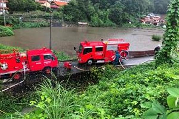 江の川右岸（三次町中所地区）排水活動