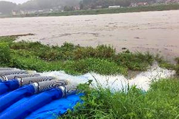 江の川右岸（三次町中所地区）排水活動