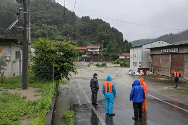 江の川左岸（谷地内）警戒巡視