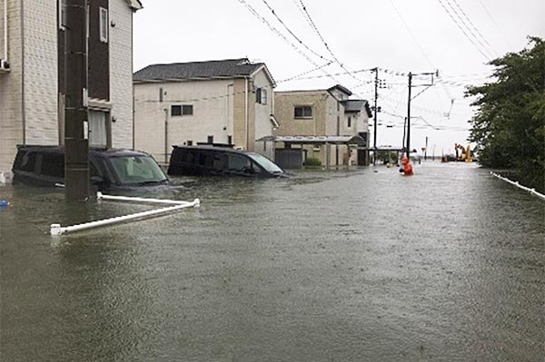 大崎区の浸水被害