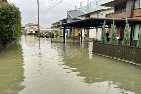 三根校区　浸水被害