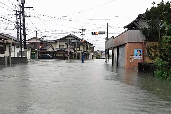 ③馬田区　冠水被害状況