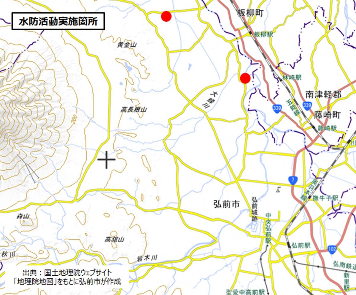 水防活動位置図