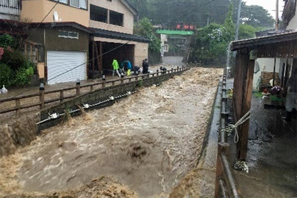 ④浜町地区　浸水被害