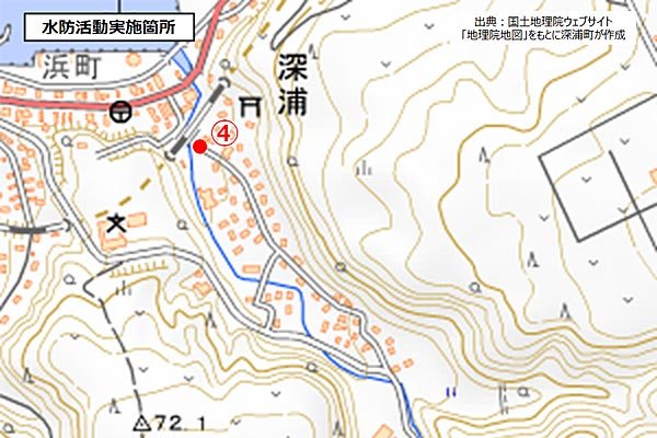 ④水防活動位置図