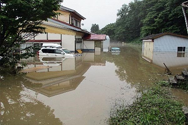 ①高市地内　浸水状況