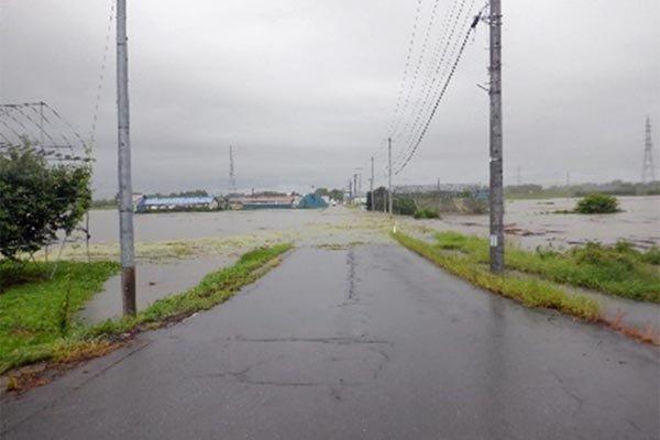 沖郷地区　浸水被害