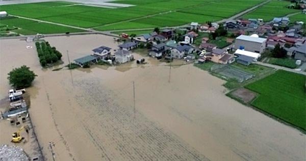 糠野目地区　ドローン写真