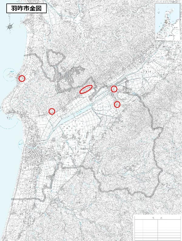 水防活動位置図