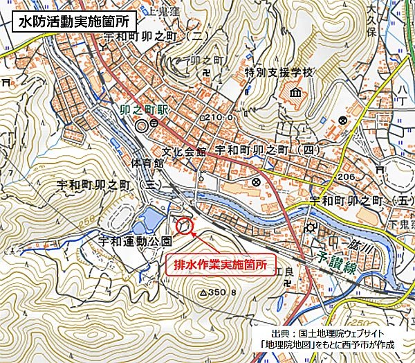 水防活動位置図