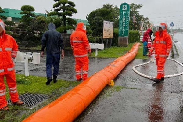 大型水のう設置状況（永山地区）