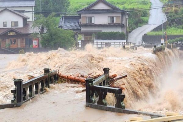 大本耶馬渓地区 浸水被害の状況