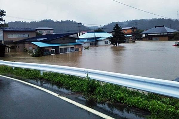 下岩川地区　宮橋付近