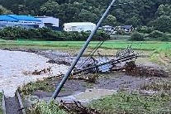 現場確認（天方地区三倉川）