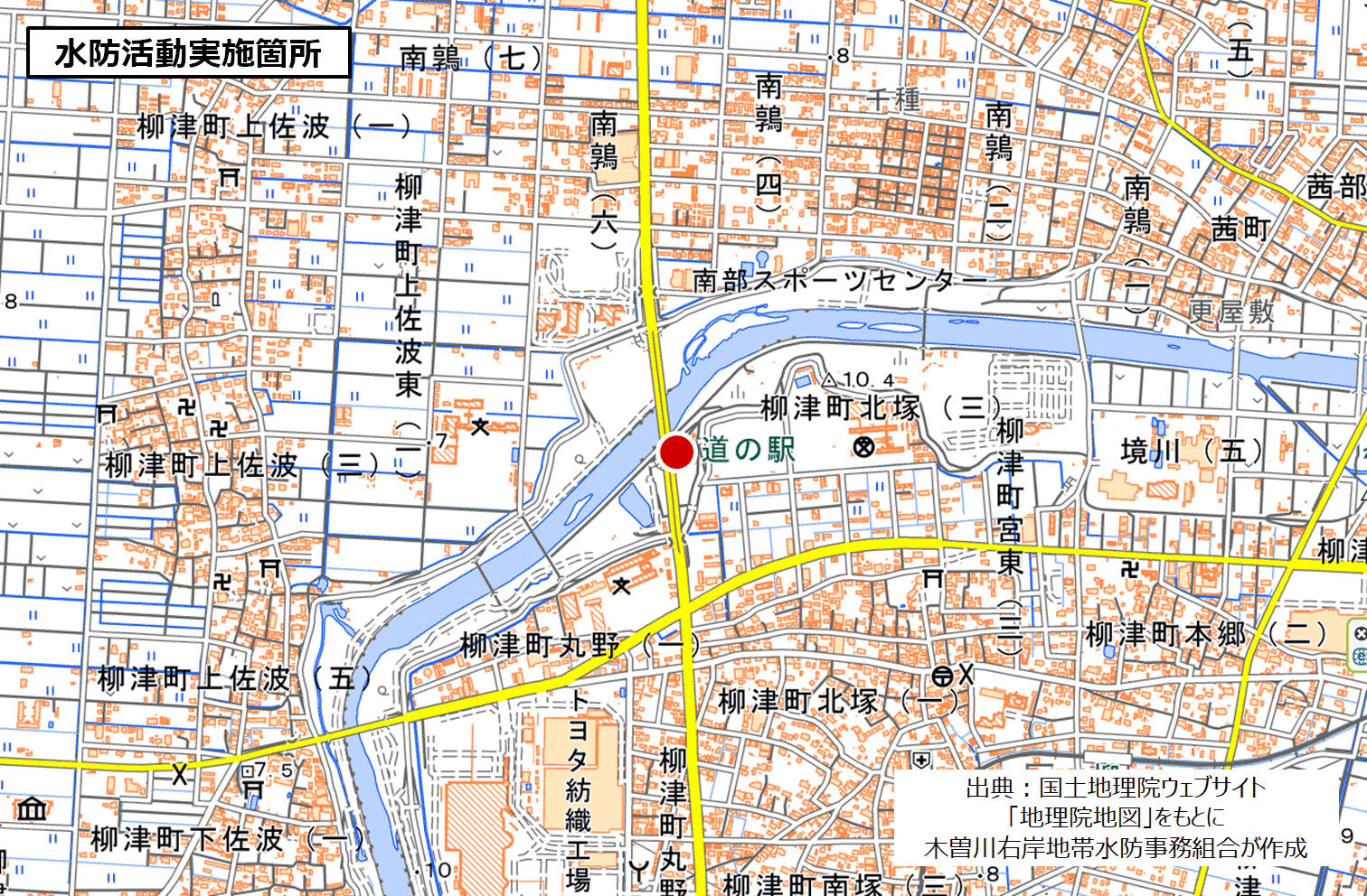 境川左岸（鶉大橋付近）