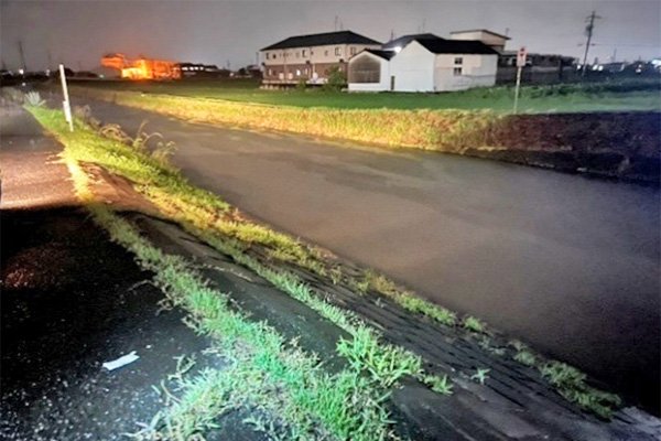 境川右岸（天王寺橋付近）
