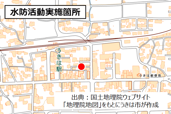 水防活動位置図