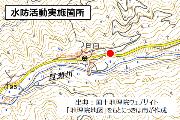 水防活動位置図