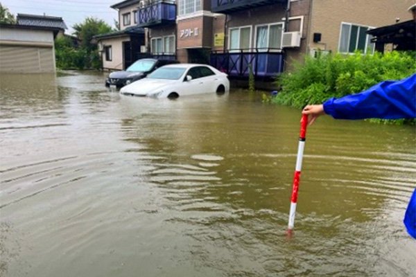 浸水状況（下源入地内）