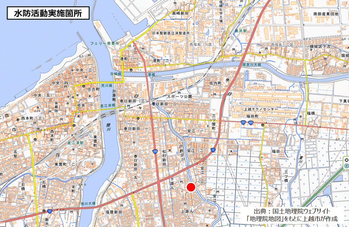 水防活動位置図