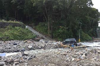 唐丹地区の浸水被害