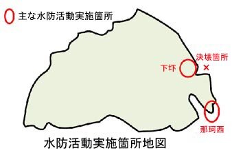 水防活動位置図