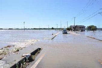 野口地区の浸水被害