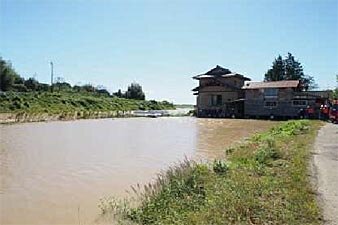 那珂川左岸（戸地先）積み土のう