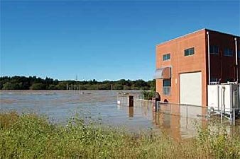 戸多地区の浸水被害