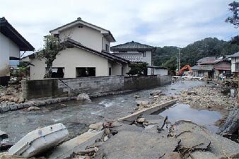 入澤地区の浸水被害