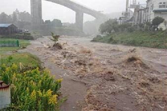 鮎沢川左岸（所領地先）河川水位