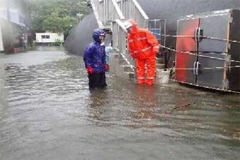 道路冠水状況②