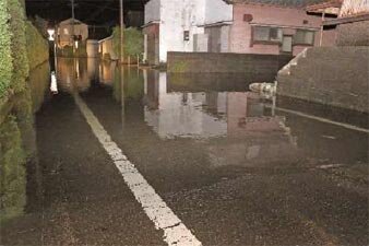 住吉地区の浸水被害