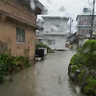 長岡地区の浸水被害