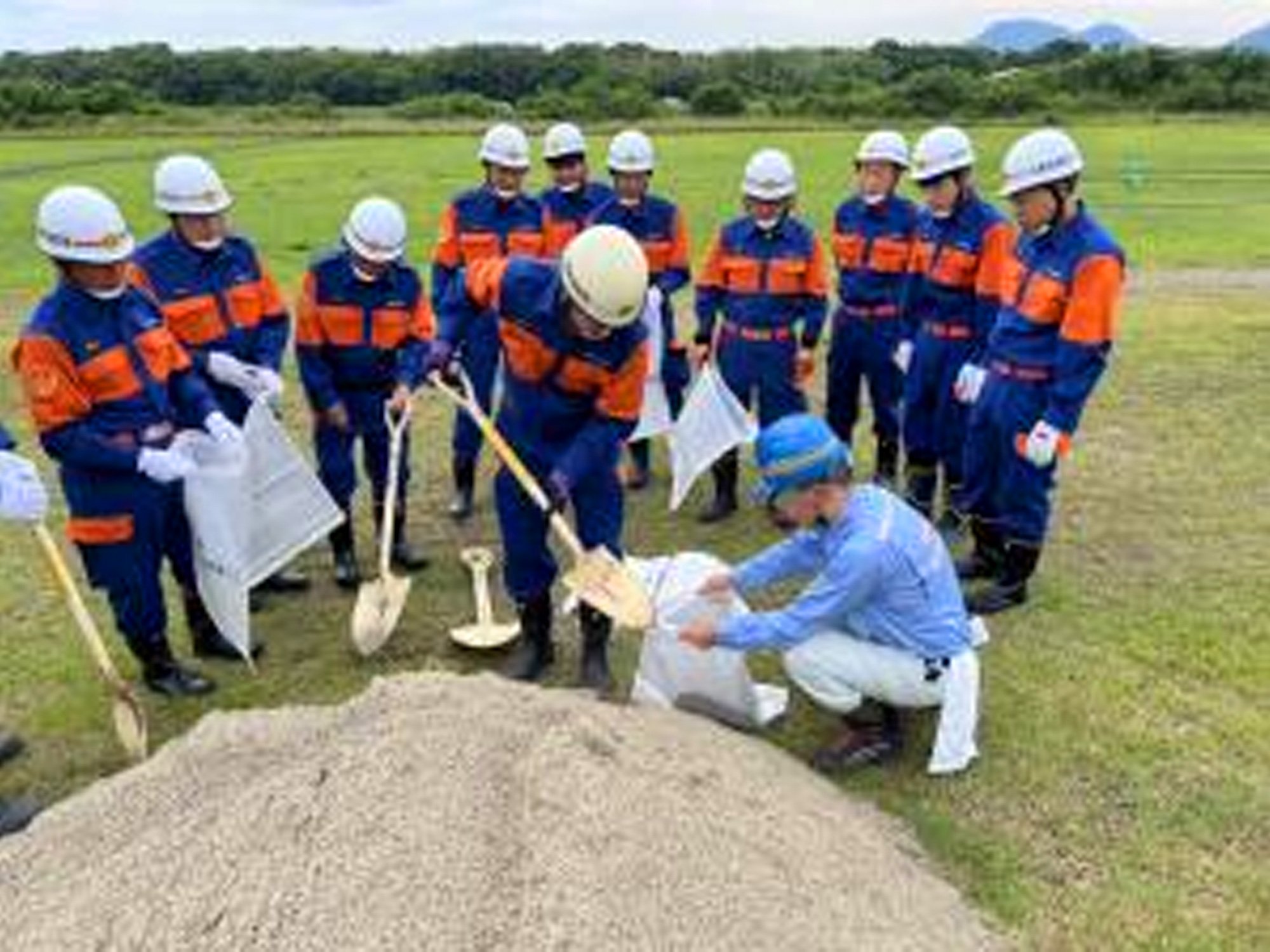 土のう製作